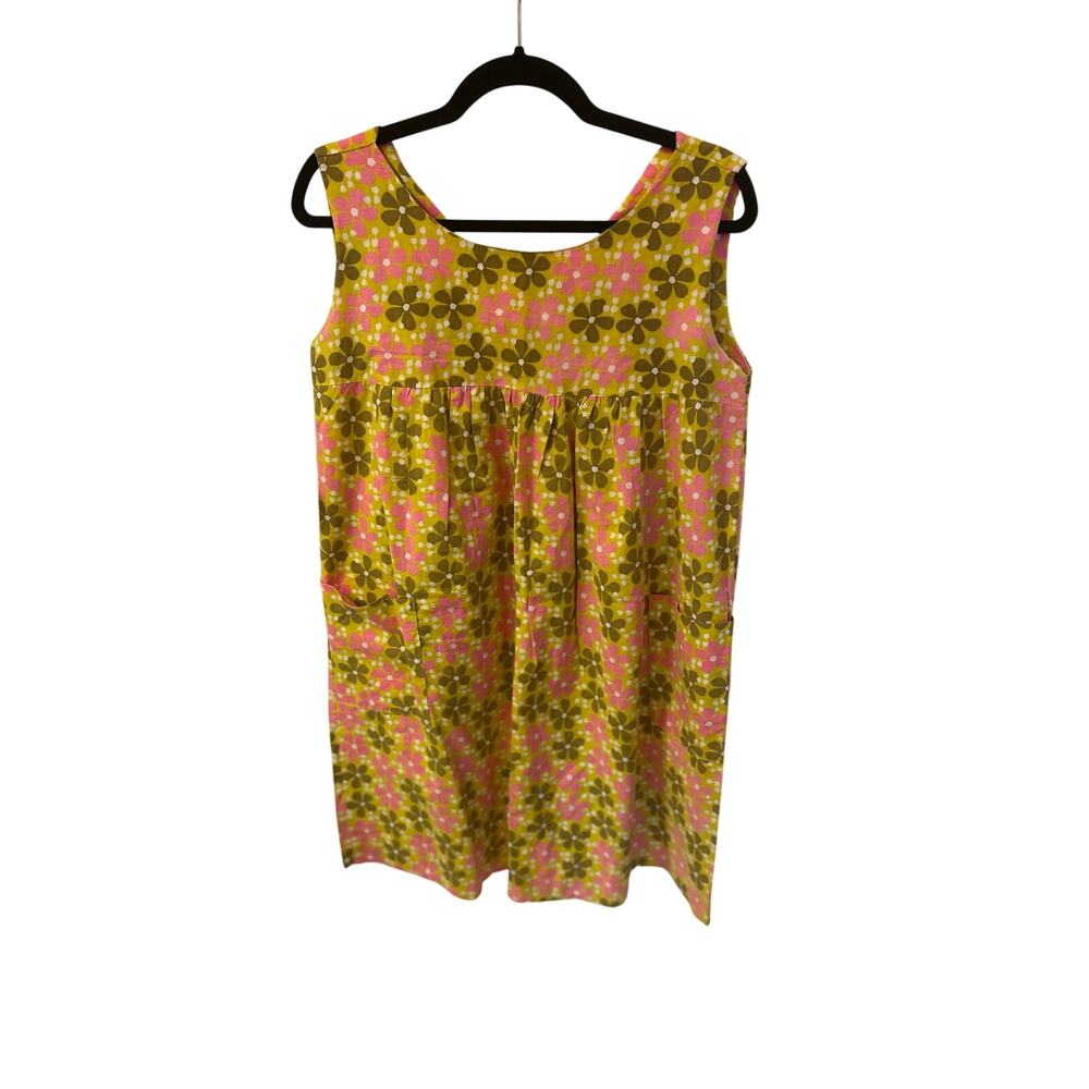 True VTG 60s cotton house/mini-dress WITH pockets!